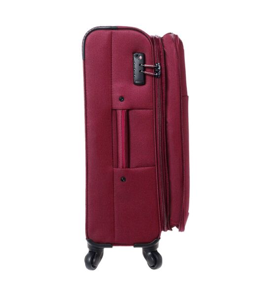 Βαλίτσα Μεγάλη Diplomat ZC6040-L The Athens Collection Μπορντό 78x48x31 – 105L | Υφασμάτινη για 23kg+ με Θήκη Γκαρνταρόμπας