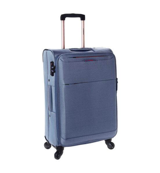 Βαλίτσα Μεγάλη Diplomat ZC6040-L The Athens Collection Μπλε 78x48x31 – 105L | Υφασμάτινη για 23kg+ με Θήκη Γκαρνταρόμπας
