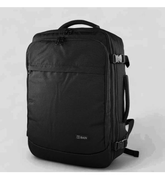 Σακίδιο Ταξιδίου Καμπίνας RAIN RBP1060 Μαύρο 35lt – Επεκτεινόμενο Travel Backpack, Ιδανικό για Χειραποσκευή