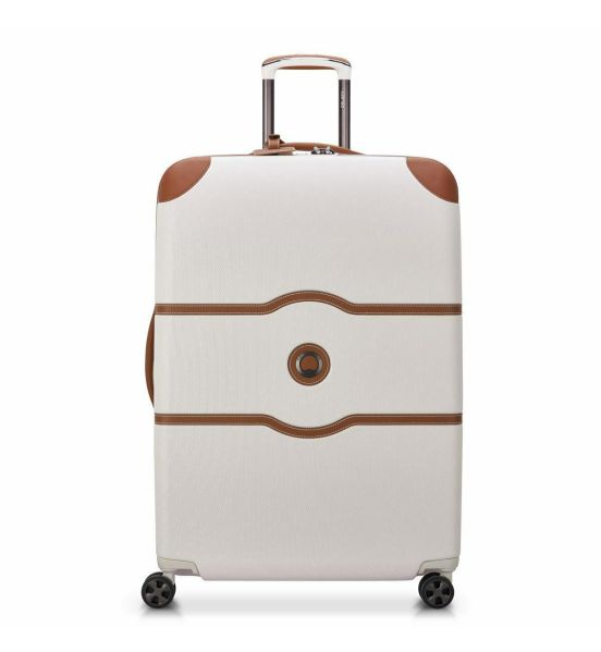 Μεγάλη Βαλίτσα 76,5cm DELSEY 167682106 Chatelet Air 2.0 Κρεμ 110L – Premium Series, Luxury, Polycarbonate για 23Kg και Άνω