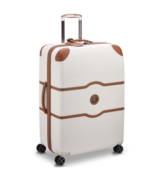 Μεγάλη Βαλίτσα 76,5cm DELSEY 167682106 Chatelet Air 2.0 Κρεμ 110L – Premium Series, Luxury, Polycarbonate για 23Kg και Άνω