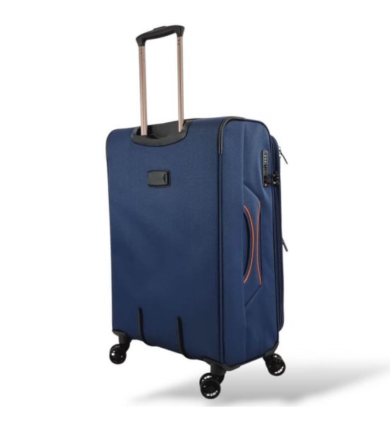 Σετ Βαλίτσες Τριάδα Υφασμάτινες (S, M, L) Diplomat Venice ZC6101 Μπλε | Premium με Επέκταση & Διπλές Ρόδες