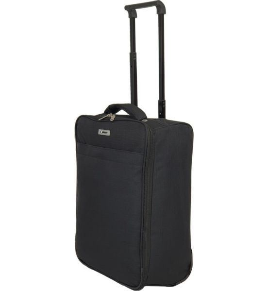 Βαλίτσα Καμπίνας XPLORER 0524 Μαύρο 52x35x20 - Ελαφριά 1,9kg, Ιδανική για Όλες τις Αεροπορικές
