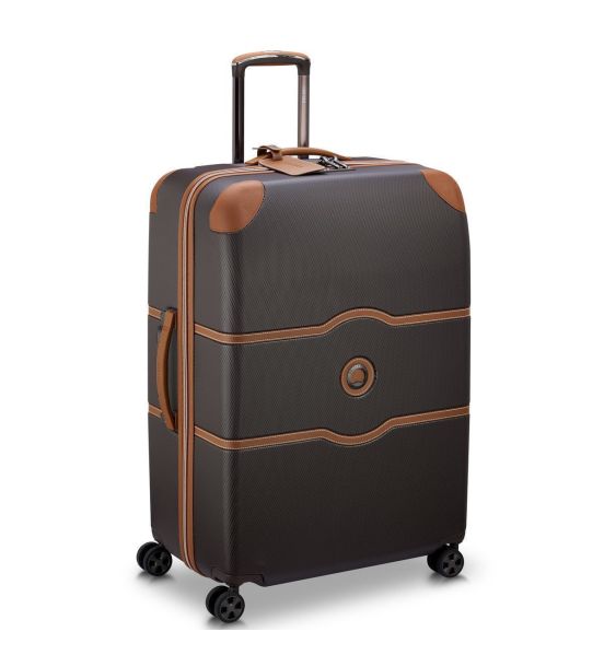 Μεγάλη Βαλίτσα 76,5cm DELSEY 167682115 Chatelet Air 2.0 Καφέ 110L – Premium Series, Luxury, Polycarbonate για 23Kg και Άνω