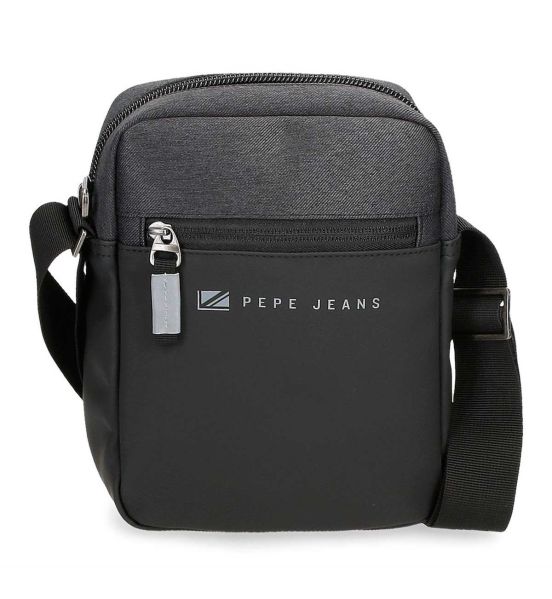 Ανδρικό Τσαντάκι Ώμου & Χιαστί Pepe Jeans Jarvis 7125431 Μαύρο |  Premium Επώνυμο Τσαντάκι Καθημερινό