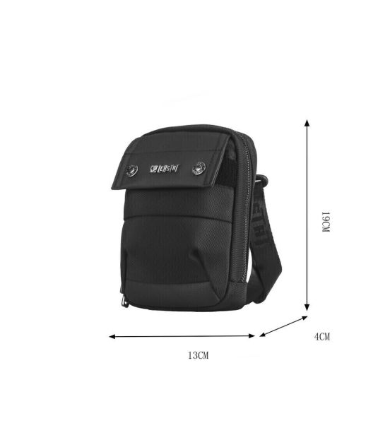 Τσαντάκι Ώμου LEASTAT 9886A Black