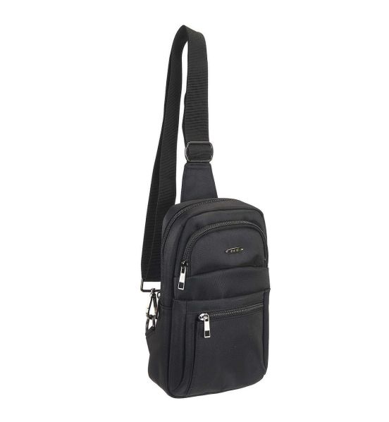 Ανδρικό Τσαντάκι Ώμου / Χιαστί RCM 8351-011 Μαύρο – Crossbody με Urban Design
