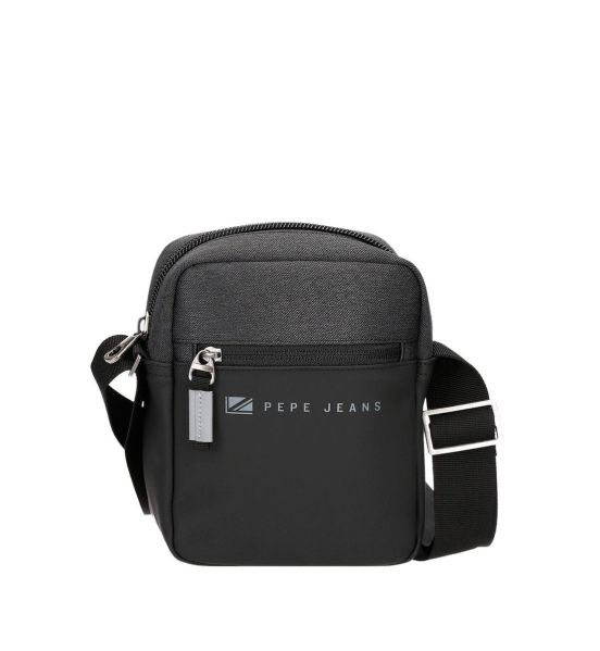 Μικρό Ανδρικό Τσαντάκι Ώμου Pepe Jeans Jarvis 7125131 Μαύρο | Πρακτικό & Compact | Ιδανικό για Smartphone