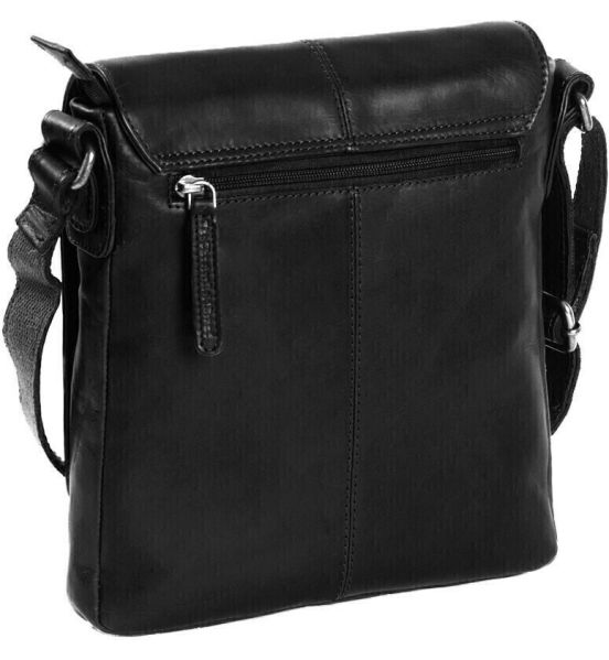 Δερμάτινο Τσαντάκι Ώμου Chesterfield C48.062100 Μαύρο Bodin – Premium Pull-Up Δέρμα