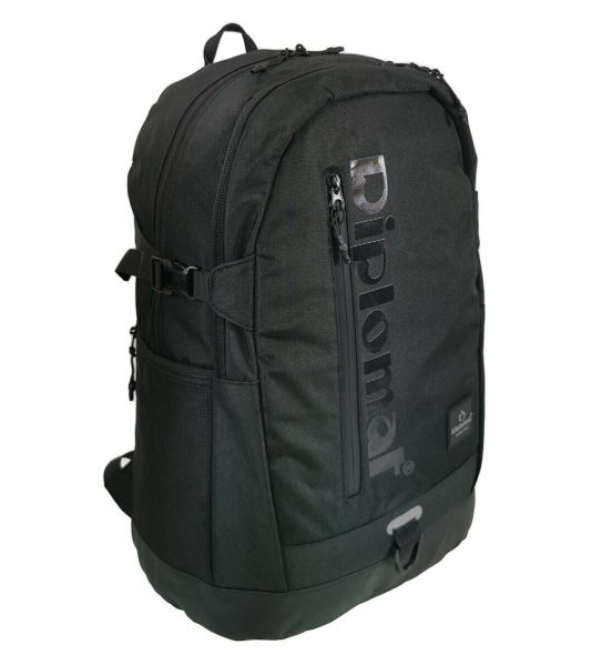 Σακίδιο Πλάτης Diplomat BR66 Bristol Μαύρο 20L – Laptop 15.6" & 2 Χώροι | Αντιιδρωτικοί Ιμάντες & 420 HD Φόδρα