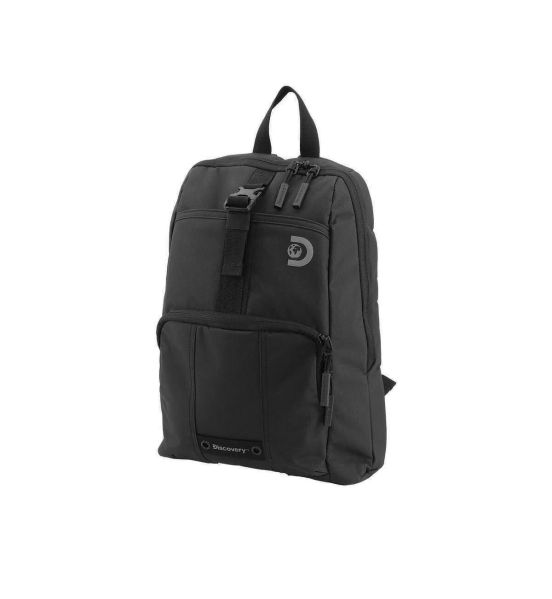Ανδρικό Σακίδιο Πλάτης Discovery Channel D00110.06 Μαύρο | Laptop 15.6" | Backpack με Ενισχυμένη Πλάτη & RPET