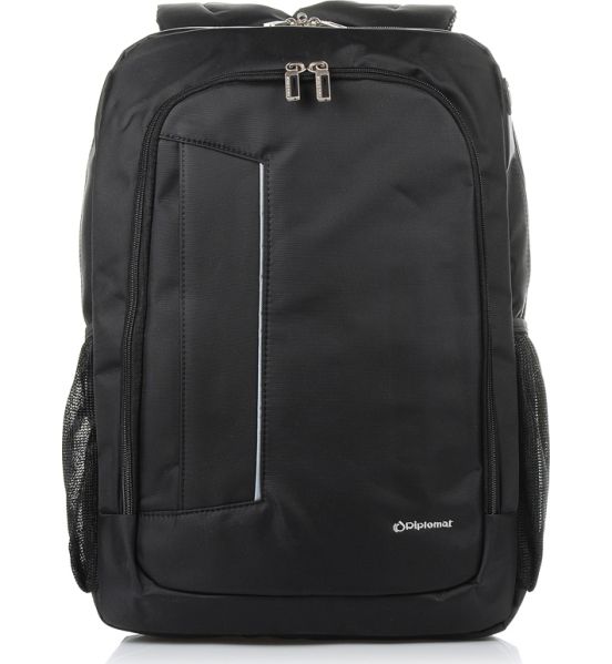 Ανδρικό Σακίδιο Πλάτης Diplomat LC635 Μαύρο 23L – Tech Friendly για Laptop 15.6" | Ενισχυμένη Προστασία