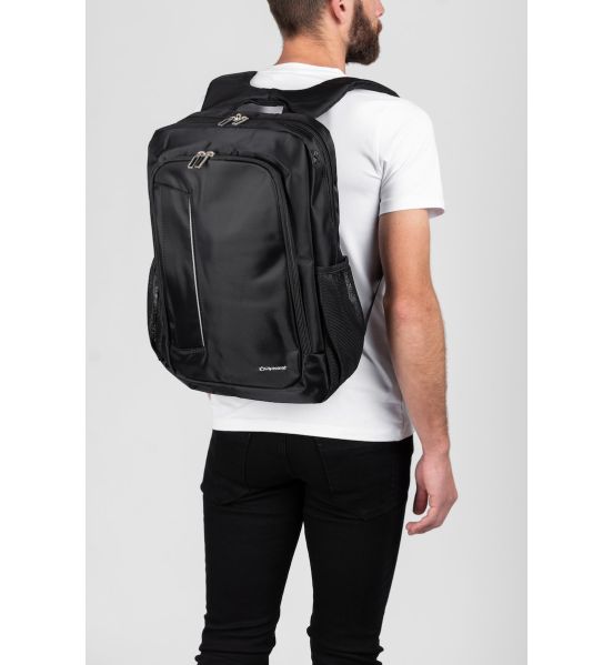 Ανδρικό Σακίδιο Πλάτης Diplomat LC635 Μαύρο 23L – Tech Friendly για Laptop 15.6" | Ενισχυμένη Προστασία