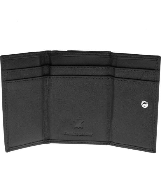 Δερμάτινο Μικρό Πορτοφόλι RCM Z19 Μαύρο με RFID Προστασία