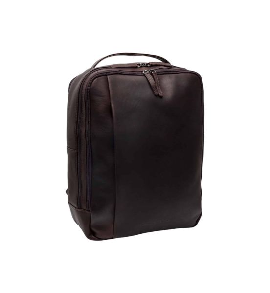 Δερμάτινο Επαγγελματικό Σακίδιο Πλάτης Chesterfield Soraja C58.700001 Καφέ – με 3 Διαμερίσματα & Wax Pull-Up Δέρμα