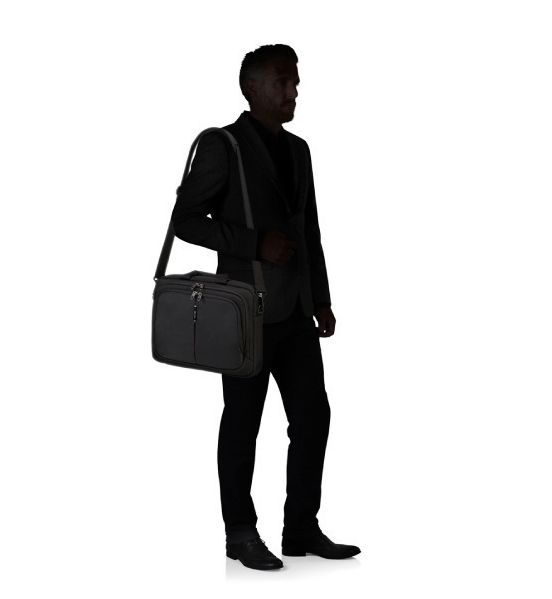 Επαγγελματική Τσάντα Samsonite Guardit 3.0 Μαύρο 155201 | Laptop 15,6 & Tablet | Business Χαρτοφύλακας με Επέκταση