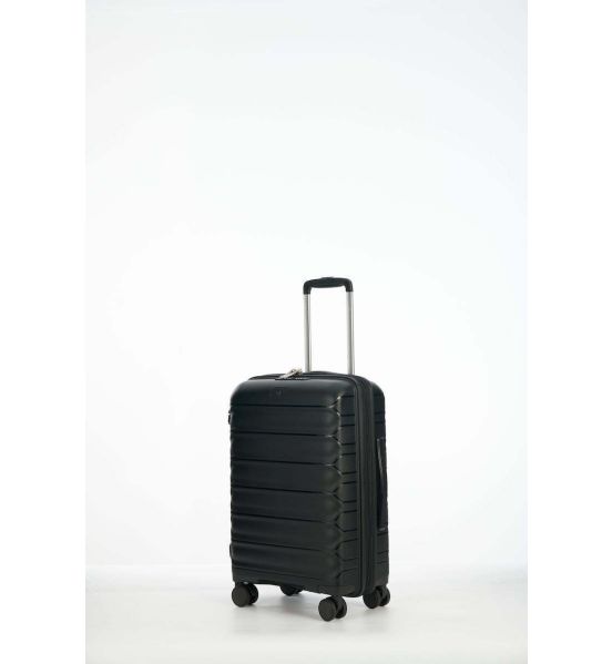 Βαλίτσα Καμπίνας 55x37x20 Verage Tenby GM24061W Μαύρο 38L| Άθραυστη – Ιδανική για Ryanair & Aegean