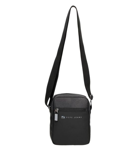 Ανδρικό Τσαντάκι Ώμου & Χιαστί Pepe Jeans Jarvis 7125431 Μαύρο |  Premium Επώνυμο Τσαντάκι Καθημερινό