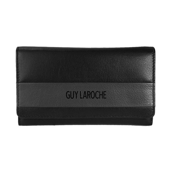 Δερμάτινο Γυναικείο Πορτοφόλι Guy Laroche 23917 Μαύρο με RFID Προστασία – Premium Ποιότητα & Ασφάλεια – Πολυτέλεια & Κομψότητα