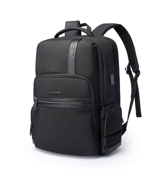 Σακίδιο Πλάτης Bange 2603 Μαύρο Weekender 35L | Laptop 15.6" | Με Θύρα USB & Ακουστικών | Ιταλικό Design