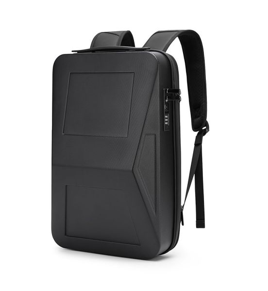 Επεκτάσιμο Σακίδιο Πλάτης Bange 2956 Μαύρο | Laptop 15.6" | Αδιάβροχο EVA Hardshell με USB | Υβριδικός Σχεδιασμός 2-σε-1