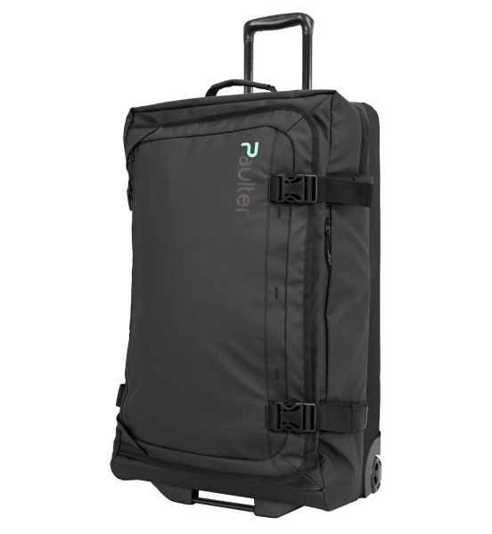 Βαλίτσες Trolley PAULTER 3035 SET2 Μαύρο (Μικρή με Ιμάντες 44lt+ Μεγάλη 93lt)