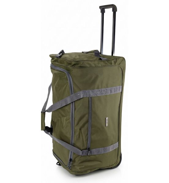 Σάκ Βουαγιάζ με Ρόδες Μεγάλο RCM 3081-28 Πράσινο 73cm – Ανθεκτικό, Αδιάβροχο, 94L