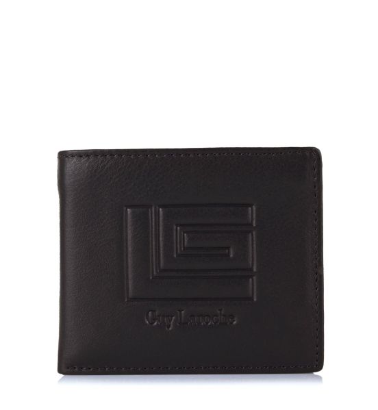 Μικρό Δερμάτινο Πορτοφόλι Guy Laroche 37509 Dark Brown | RFID Προστασία & Θέσεις Καρτών | Compact Design