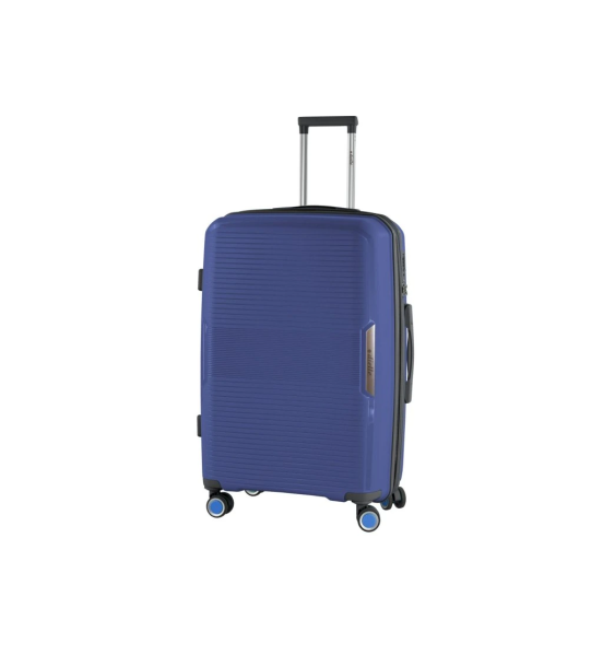 Μεγάλη Βαλίτσα Dielle 180-70 (75cm) Μπλε 114L |  Πολυπροπυλένιο, 4 Διπλά Ροδάκια | Για Check in 23+ Κιλά