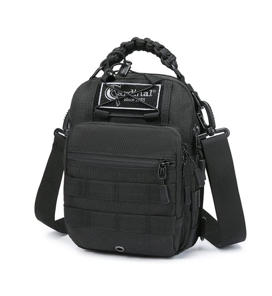 Στρατιωτικό Τσαντάκι Ώμου/Στήθους Tactical Cardinal MT4050 Μαύρο | Απόλυτη Αντοχή 1000D & Χωρητικότητα 5.7L
