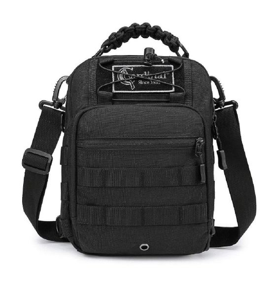 Στρατιωτικό Τσαντάκι Ώμου & Στήθους Tactical Cardinal MT4060 Μαύρο | Απόλυτη Αντοχή 1000D & Χωρητικότητα 7.6L