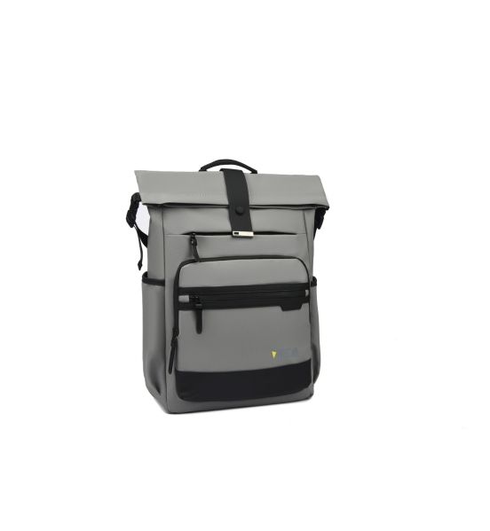 Σακίδιο Rolltop RCM 4608 Γκρι 20L | 100% Αδιάβροχο | Urban Backpack με Αντικλεπτική Τσέπη & Unisex