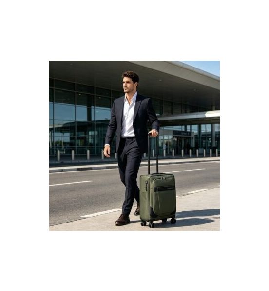 Ανθεκτική Χειραποσκευή Cardinal 5200-55 Χακί 55x35x19.5 με TSA Lock & Θήκη Laptop 15.6" | 28L | 55x35x19.5cm