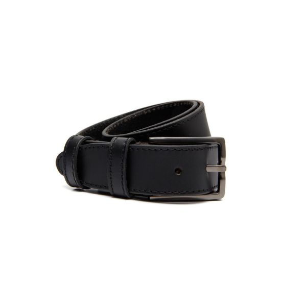Δερμάτινη Ανδρική Ζώνη Chesterfield Tanaro C60.010100 Μαύρο 3.5cm – Elegant Wax Pull Up Δέρμα με Premium Ποιότητα