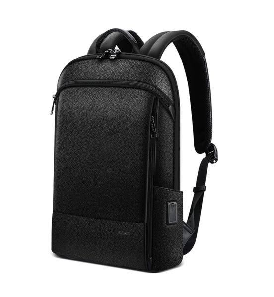 Δερμάτινο Σακίδιο πλάτης Αντικλεπτικό 21L Laptop 15,6” Bopai 61-52711 μαύρο
