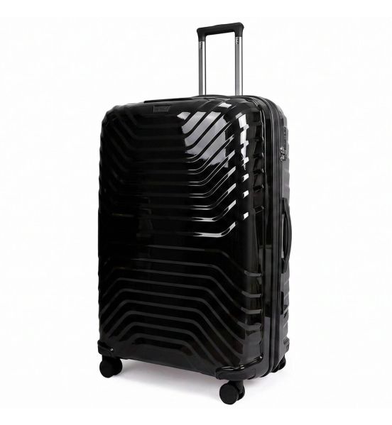 Βαλίτσα XL 86x36/41x56 Cardinal 7000 Μαύρο 163L | Τεράστια Βαλίτσα από Πολυπροπυλένιο | Ιδανική για 30+ Κιλά
