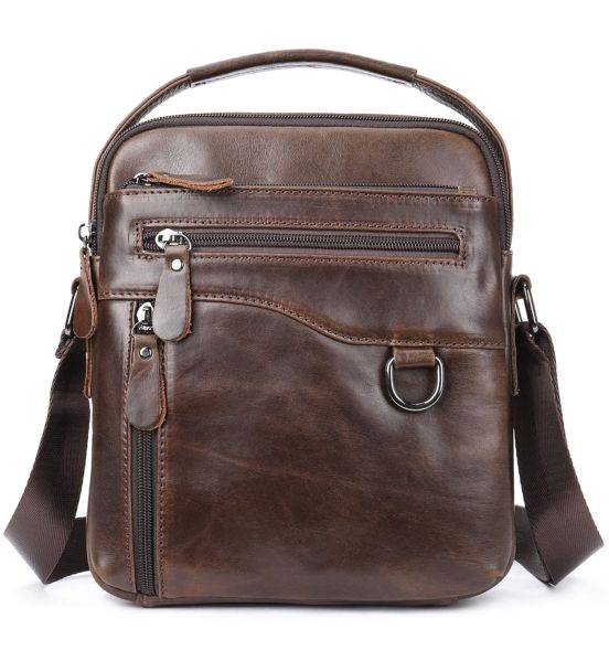 Δερμάτινο Ανδρικό Τσαντάκι Ώμου Cardinal 7012 Καφέ – Casual Ανδρικό Αξεσουάρ Καθημερινής Χρήσης