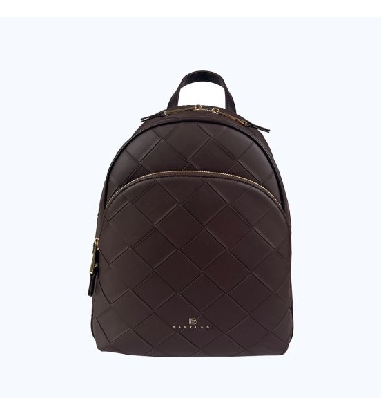 Γυναικείο Σακίδιο Πλάτης Bartuggi 718-36445 Καφέ | Minimal Backpack με 4 Τσέπες | Ευρύχωρο & Πρακτικό