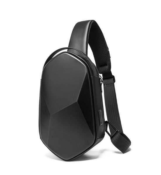 Τσαντάκι Ώμου / Χιαστί Crossbody Bange 7213 Μαύρο – Αδιάβροχο & Αντικραδασμικό – Premium Hard Shell & Anti-Theft