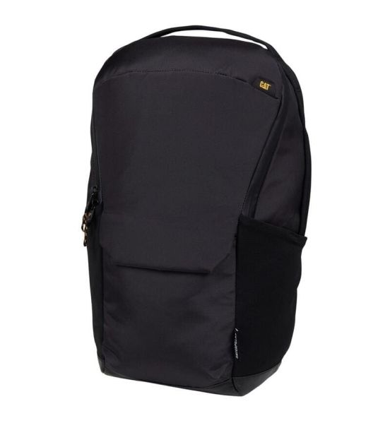 Οικολογικό Σακίδιο Πόλης CATERPILLAR 84655-106 Μαύρο 19lt | Laptop 15.6" (Ανακυκλωμένο RPET) με Αδιάβροχη Βάση