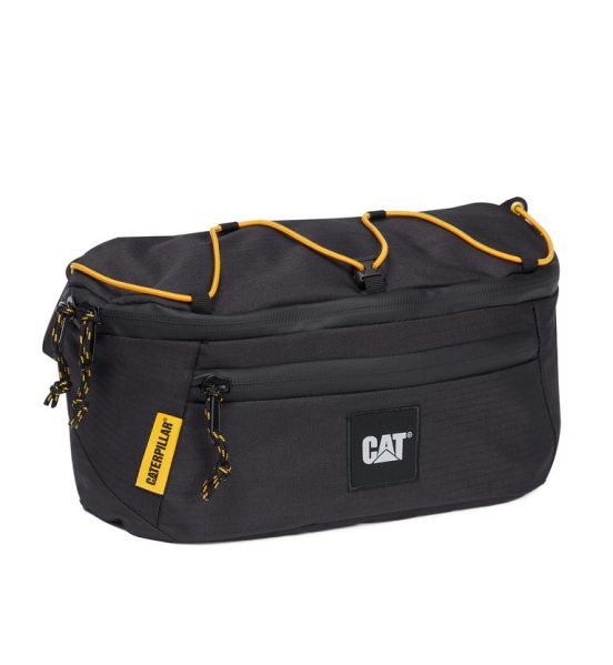 Ανδρικό Τσαντάκι Μέσης Caterpillar 84753-01 City Vibes 4L Μαύρο | Οικολογικό RPET – Αδιάβροχο Φερμουάρ & Mesh Θήκες