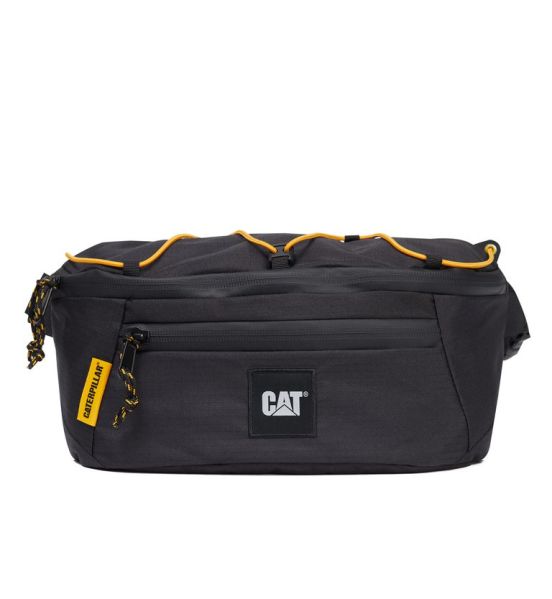 Ανδρικό Τσαντάκι Μέσης Caterpillar 84753-01 City Vibes 4L Μαύρο | Οικολογικό RPET – Αδιάβροχο Φερμουάρ & Mesh Θήκες