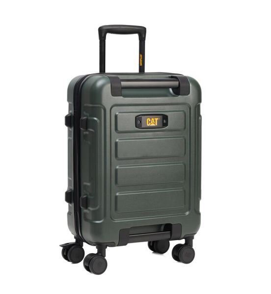 Premium Βαλίτσα Καμπίνας Caterpillar 84796-603 Χακί 40L | 100% Polycarbonate | Κορυφαία Χειραποσκευή