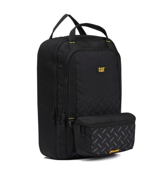 Σακίδιο Πλάτης 2-in-1 Caterpillar Voyager 84836-01 Μαύρο 30L – Backpack & Μέσης, Premium Ποιότητα