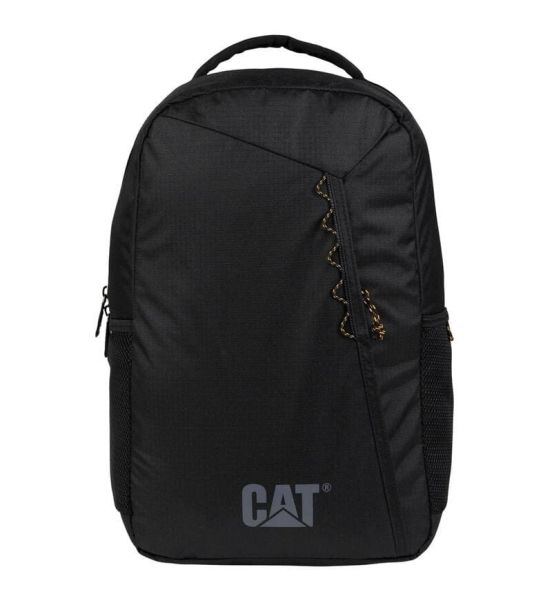 Σακίδιο Πόλης Caterpillar 84837-01 Explorer 23L Μαύρο | Eco Ripstop & Θήκη Laptop – με Ανακλαστικό Logo