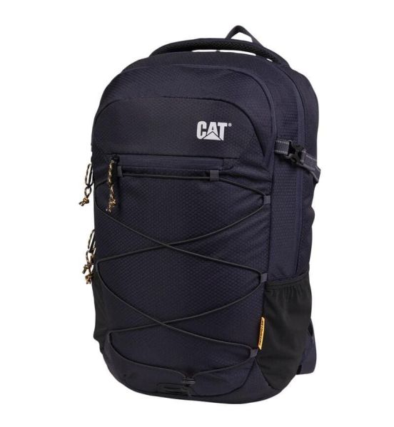 Σακίδιο Πλάτης Caterpillar Logan 25L Μαύρο | Θήκη Laptop 15" & Ripstop με Bungee Cord & Airmesh