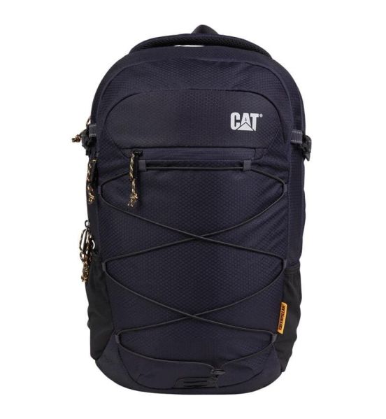 Σακίδιο Πλάτης Caterpillar Logan 25L Μαύρο | Θήκη Laptop 15" & Ripstop με Bungee Cord & Airmesh