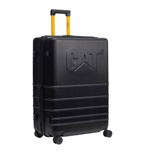 Μεγάλη Βαλίτσα 75x52x32 Caterpillar 85034-01 Μαύρο 100L | ABS/PC Premium Ανθεκτική | Ιδανική για 23kg & Άνω