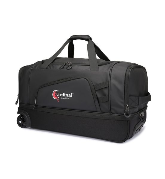 Μεσαία Τροχοτσάντα Ταξιδιού Cardinal 8507 Μαύρο 65cm 73L | Αδιάβροχο με Διπλό Πάτο | 3-σε-1 Duffel Trolley