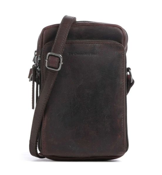 Δερμάτινο Τσαντάκι Ώμου Μικρό Chesterfield Hamilton C48.116301 Καφέ – Premium, Ιδανικό για Smartphone